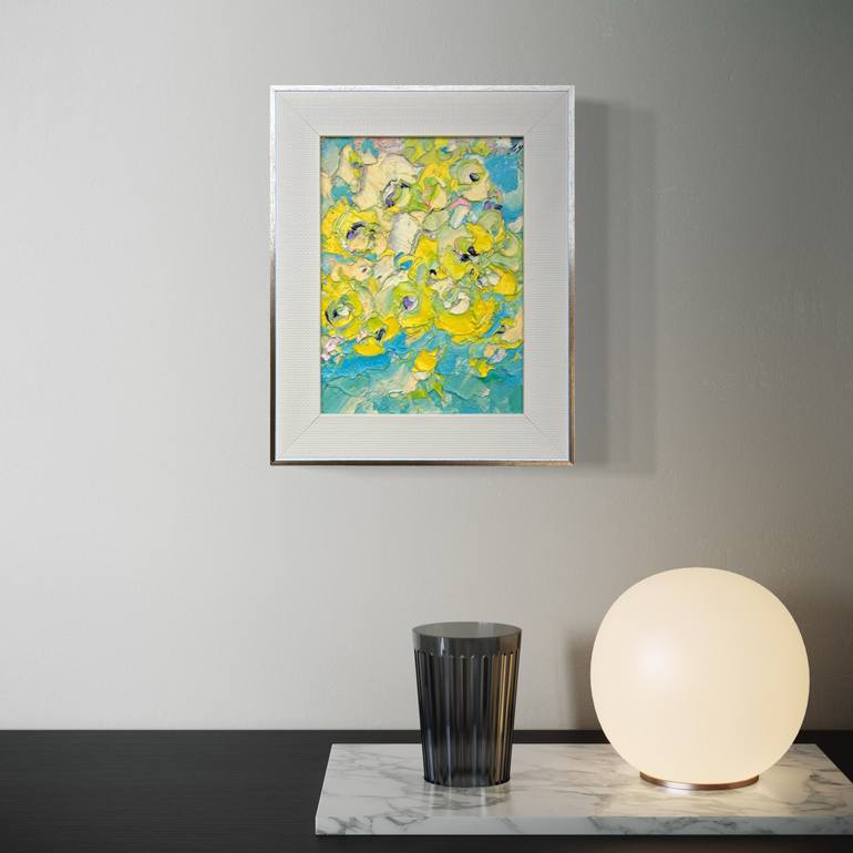 Original Abstract Floral Painting by Svitlana Andriichenko