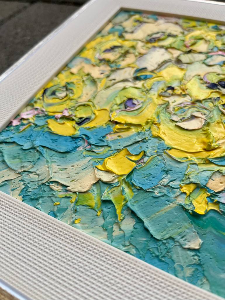 Original Abstract Floral Painting by Svitlana Andriichenko