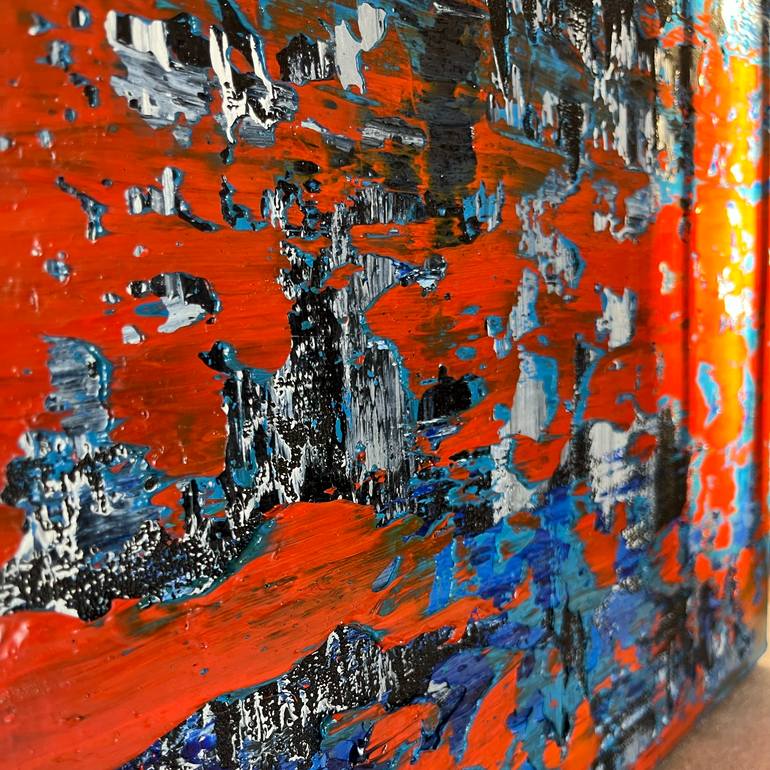 Original Abstract Expressionism Abstract Painting by Svitlana Andriichenko