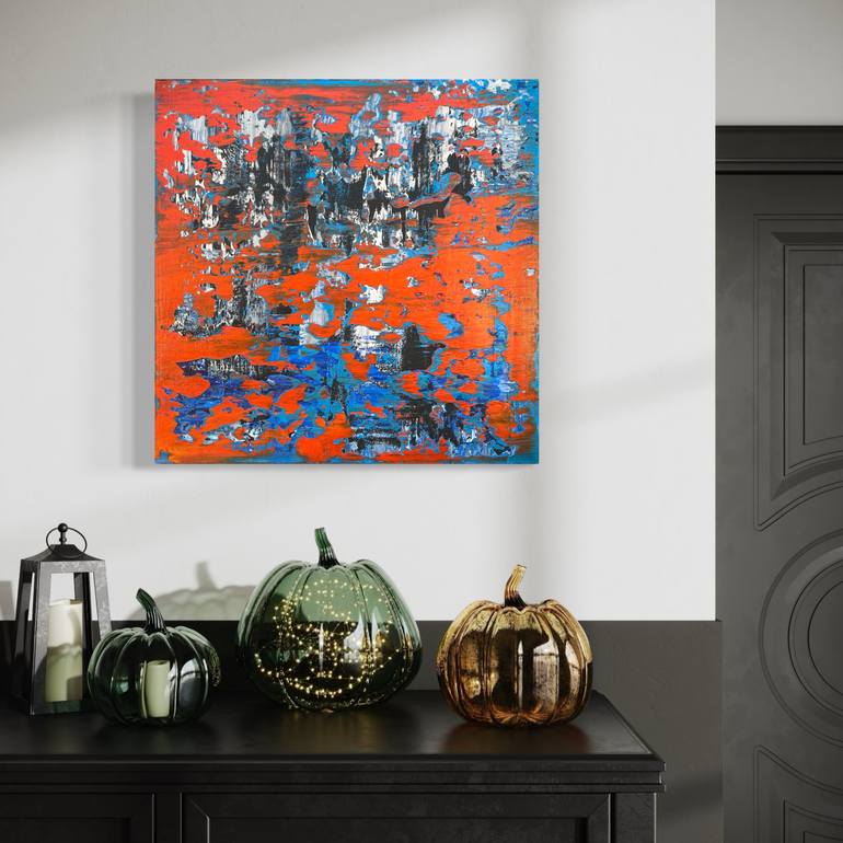 Original Abstract Expressionism Abstract Painting by Svitlana Andriichenko