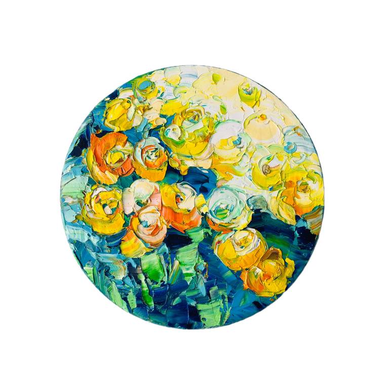 Print of Abstract Floral Paintings by Svitlana Andriichenko