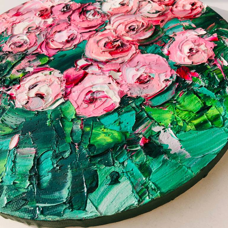 Original Abstract Floral Painting by Svitlana Andriichenko