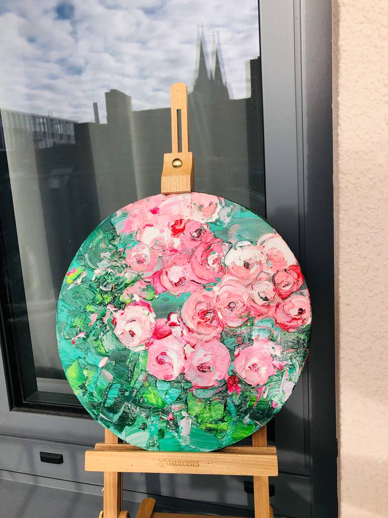 Original Abstract Floral Painting by Svitlana Andriichenko