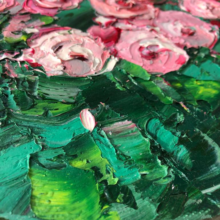 Original Abstract Floral Painting by Svitlana Andriichenko