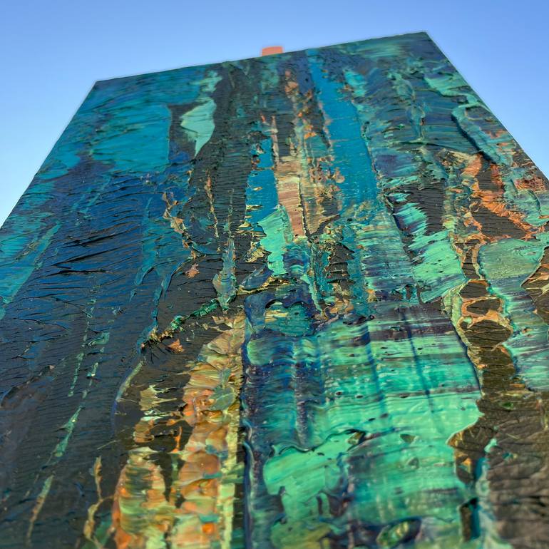 Original Abstract Expressionism Abstract Painting by Svitlana Andriichenko