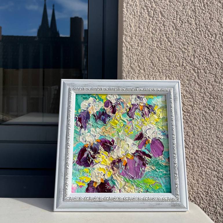 Original Abstract Floral Painting by Svitlana Andriichenko