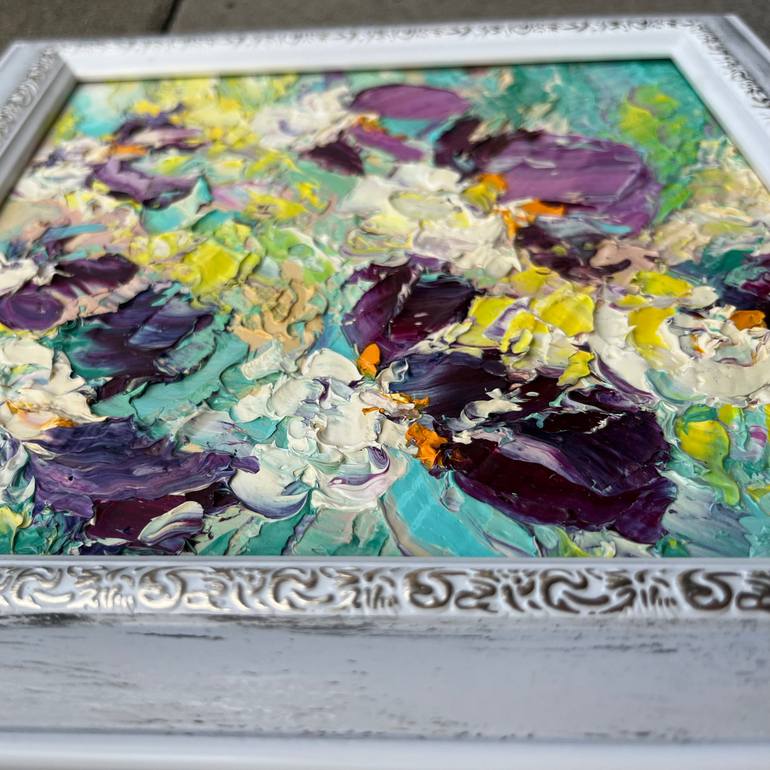 Original Abstract Floral Painting by Svitlana Andriichenko