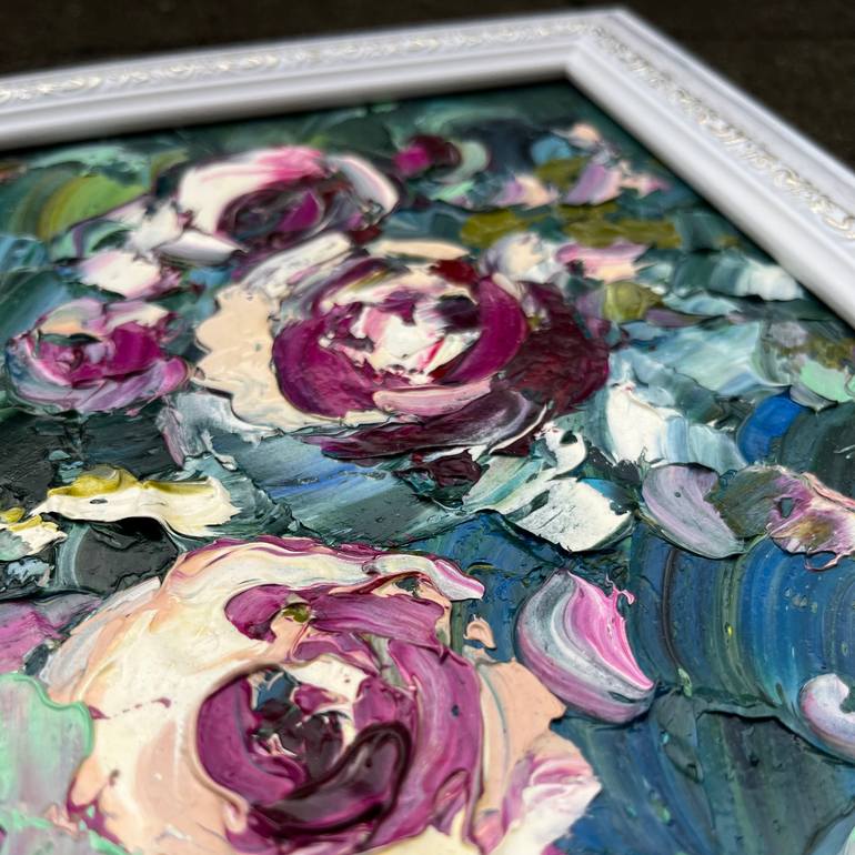 Original Abstract Floral Painting by Svitlana Andriichenko