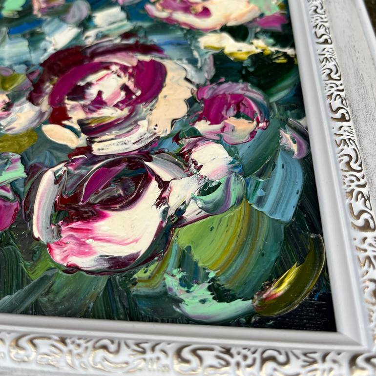 Original Abstract Floral Painting by Svitlana Andriichenko