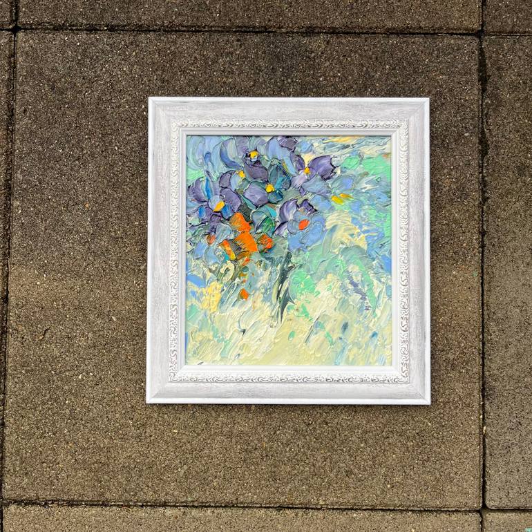 Original Abstract Floral Painting by Svitlana Andriichenko