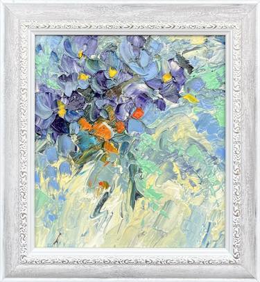 Original Abstract Floral Painting by Svitlana Andriichenko