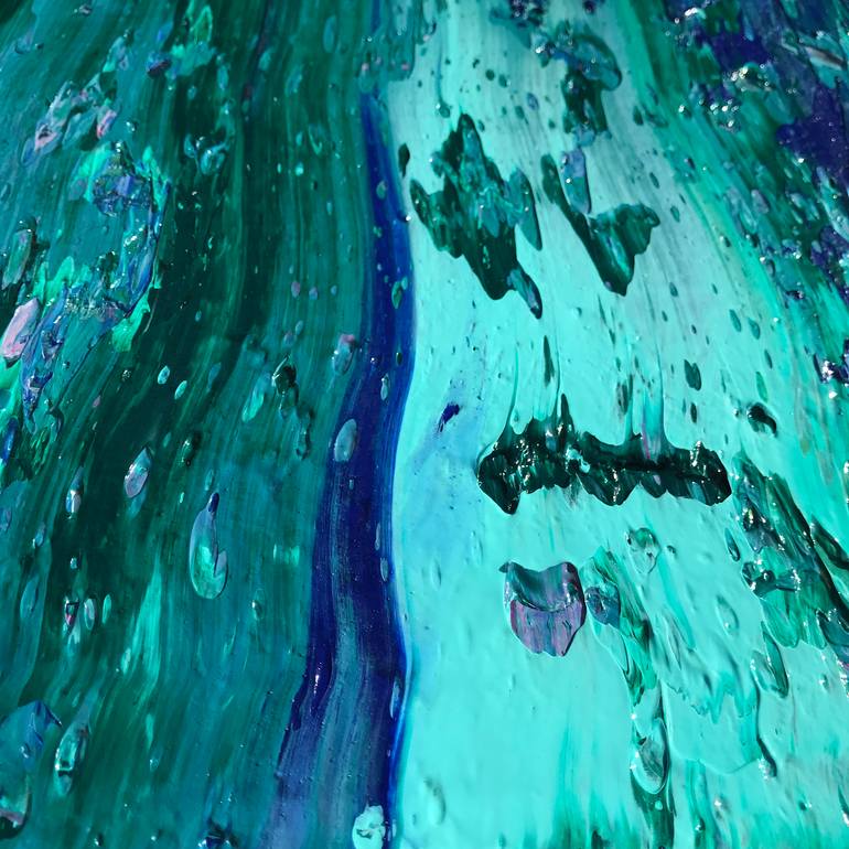 Original Abstract Expressionism Abstract Painting by Svitlana Andriichenko