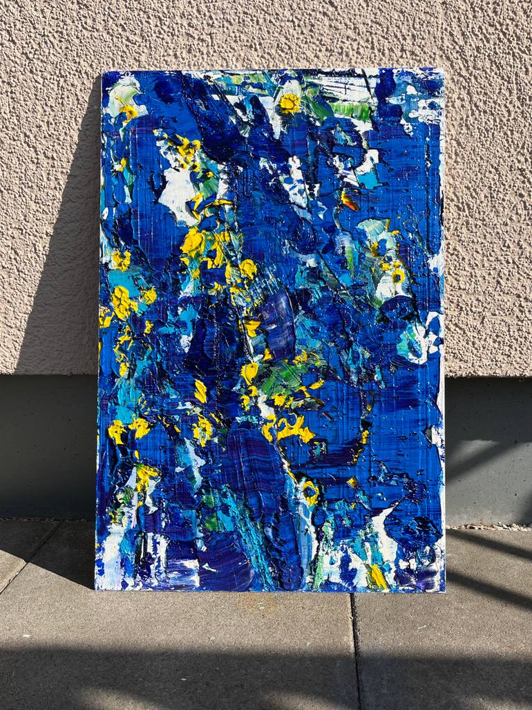 Original Abstract Expressionism Abstract Painting by Svitlana Andriichenko