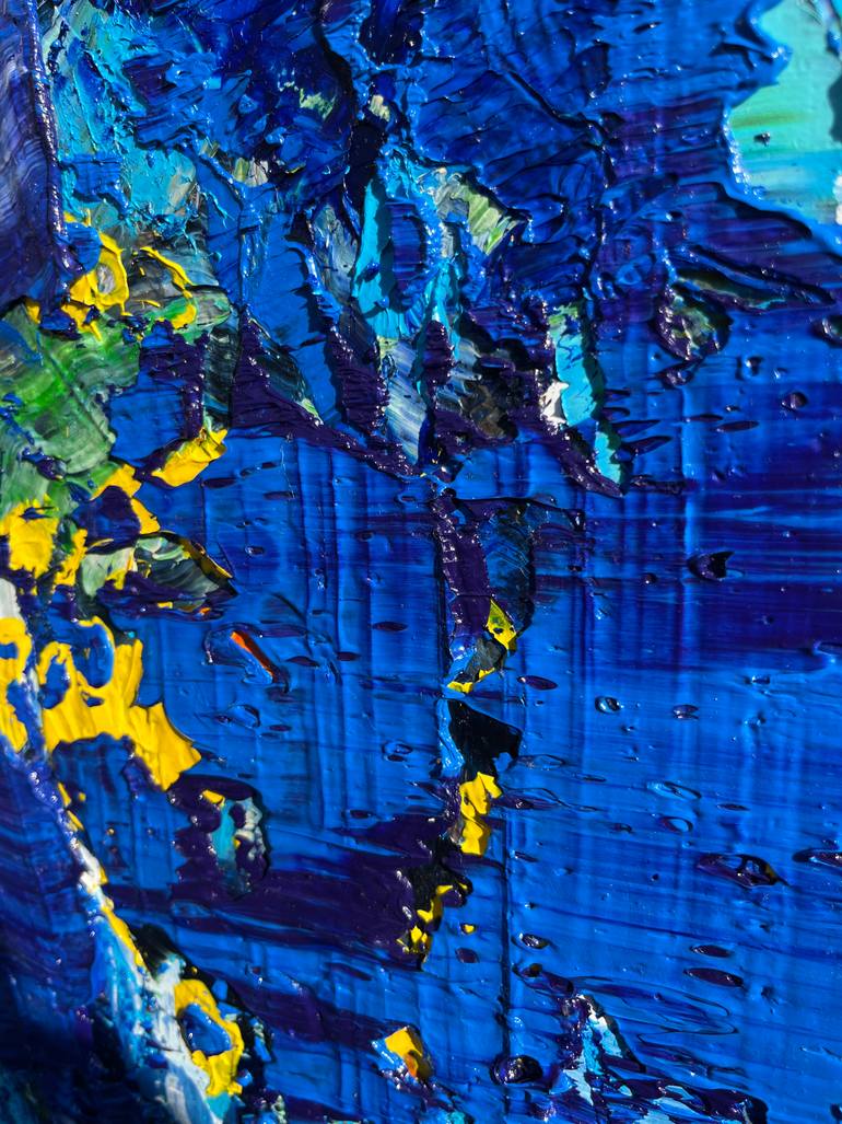 Original Abstract Expressionism Abstract Painting by Svitlana Andriichenko