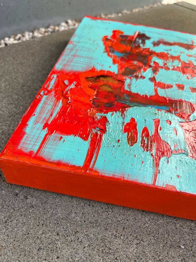 Original Abstract Expressionism Abstract Painting by Svitlana Andriichenko