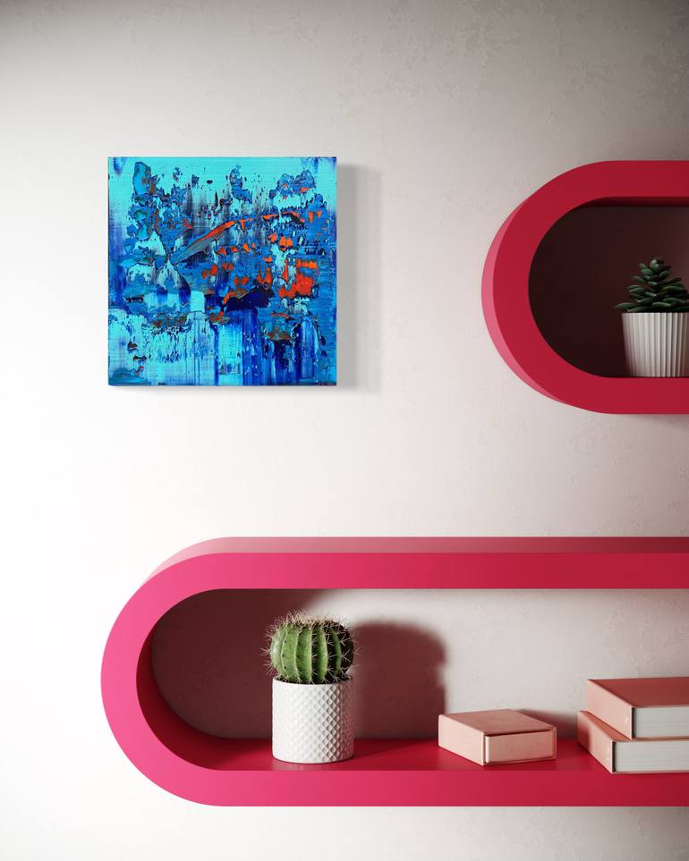 Original Abstract Expressionism Abstract Painting by Svitlana Andriichenko