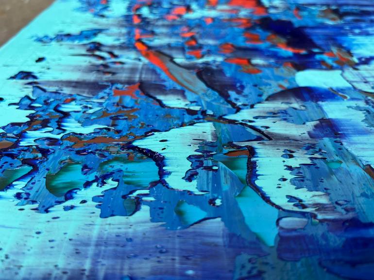 Original Abstract Expressionism Abstract Painting by Svitlana Andriichenko