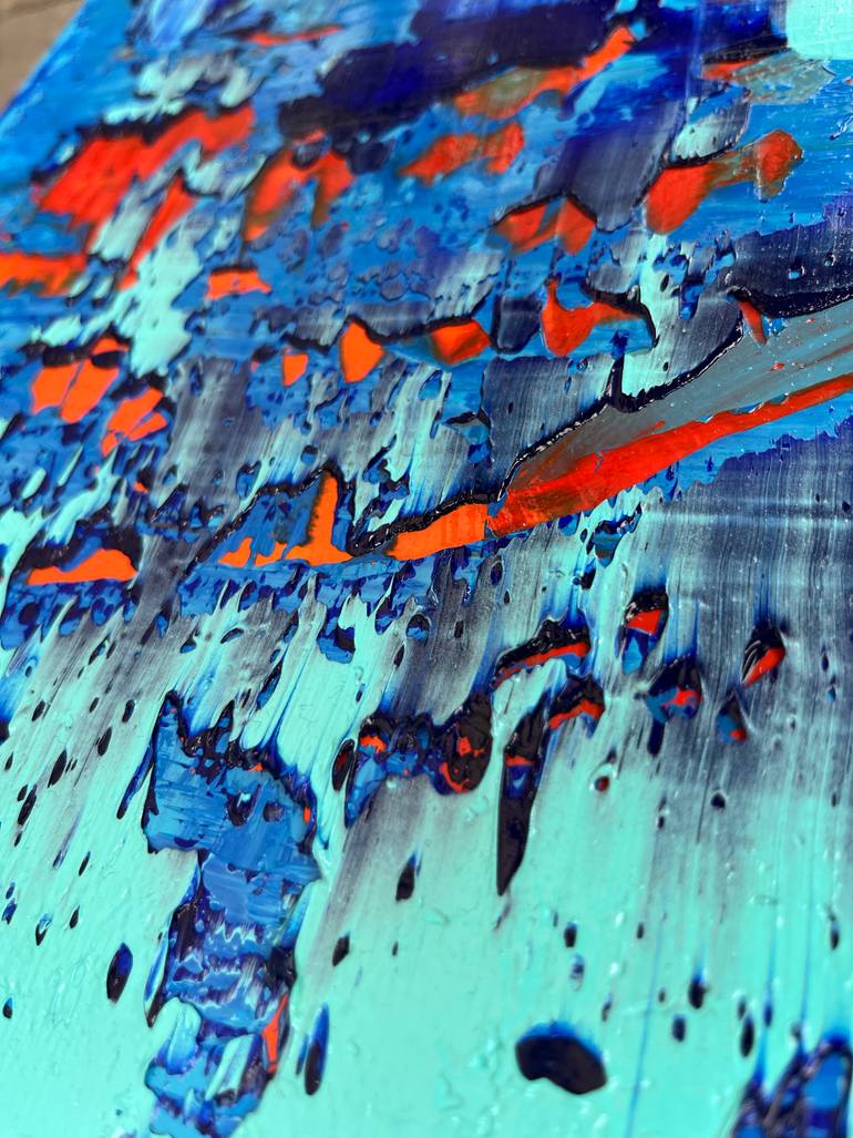 Original Abstract Expressionism Abstract Painting by Svitlana Andriichenko