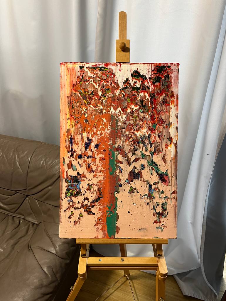 Original Abstract Expressionism Abstract Painting by Svitlana Andriichenko