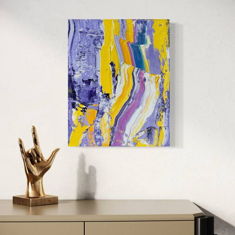 Original Abstract Expressionism Abstract Painting by Svitlana Andriichenko