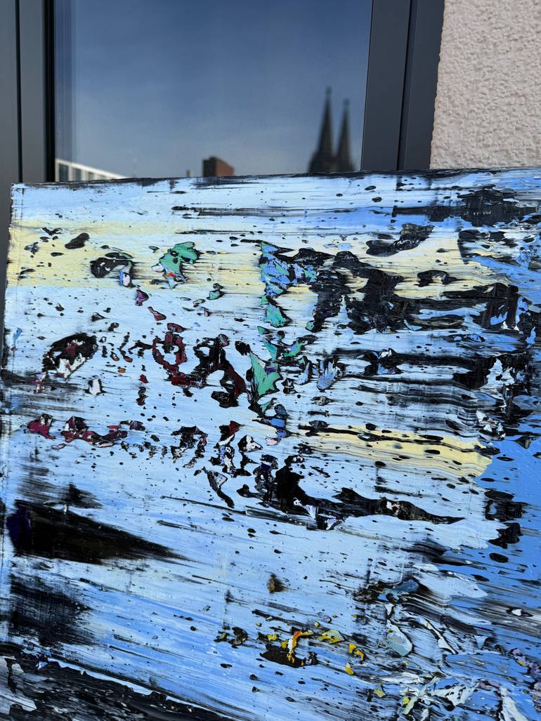 Original Abstract Expressionism Abstract Painting by Svitlana Andriichenko