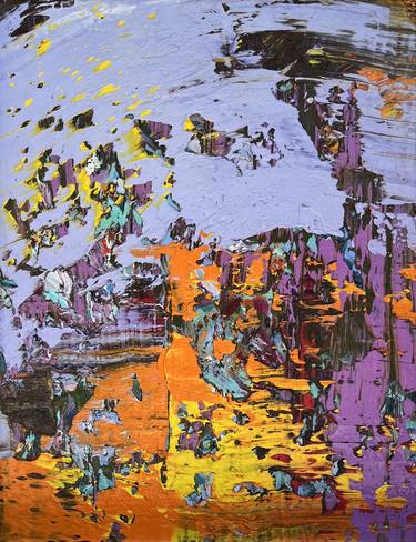 Original Abstract Expressionism Abstract Painting by Svitlana Andriichenko