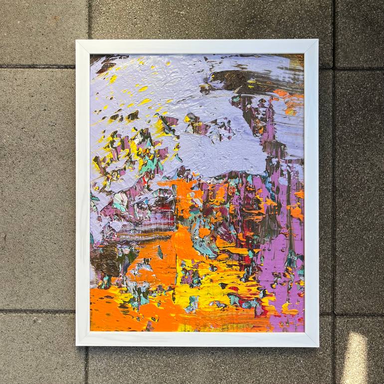 Original Abstract Expressionism Abstract Painting by Svitlana Andriichenko