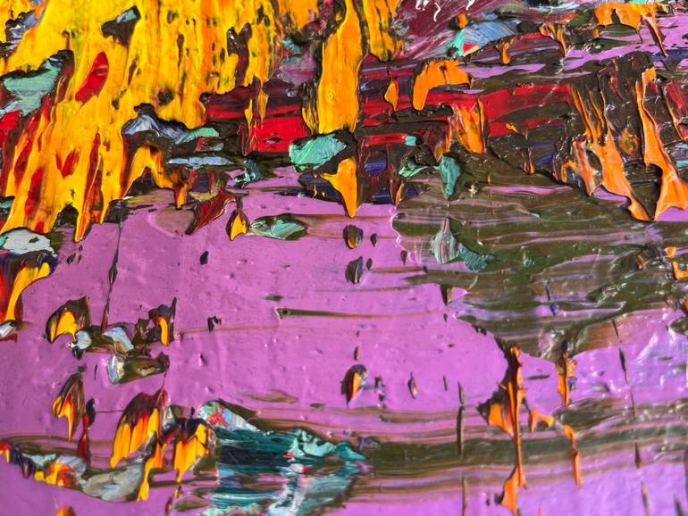 Original Abstract Expressionism Abstract Painting by Svitlana Andriichenko