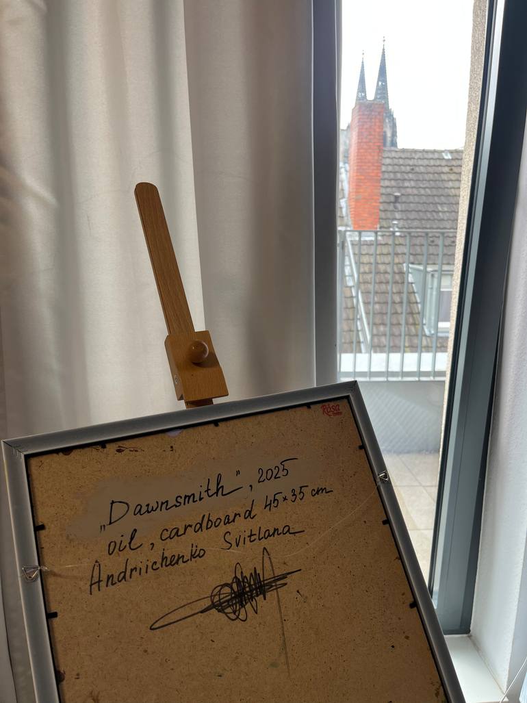 Original Abstract Expressionism Abstract Painting by Svitlana Andriichenko