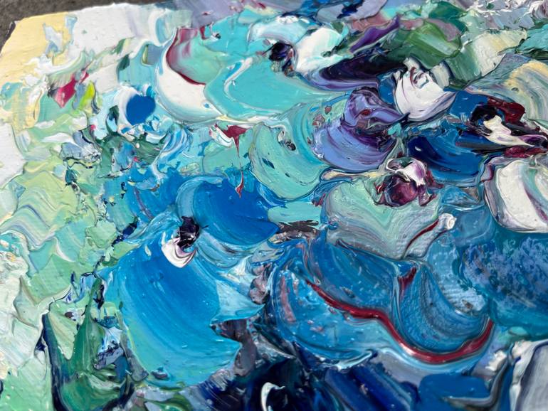 Original Abstract Floral Painting by Svitlana Andriichenko