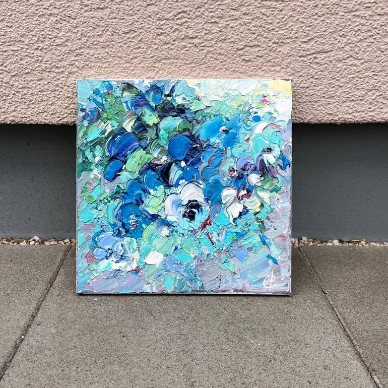 Original Abstract Floral Painting by Svitlana Andriichenko