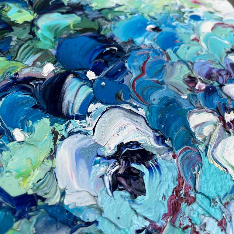 Original Abstract Floral Painting by Svitlana Andriichenko