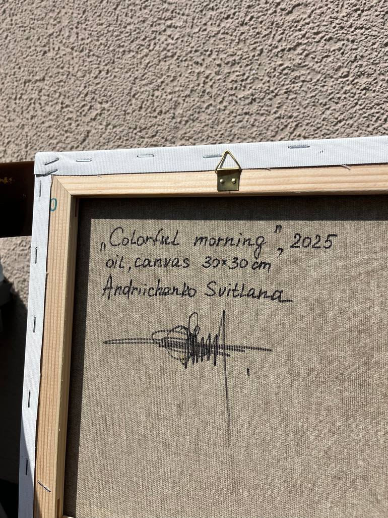 Original Abstract Floral Painting by Svitlana Andriichenko