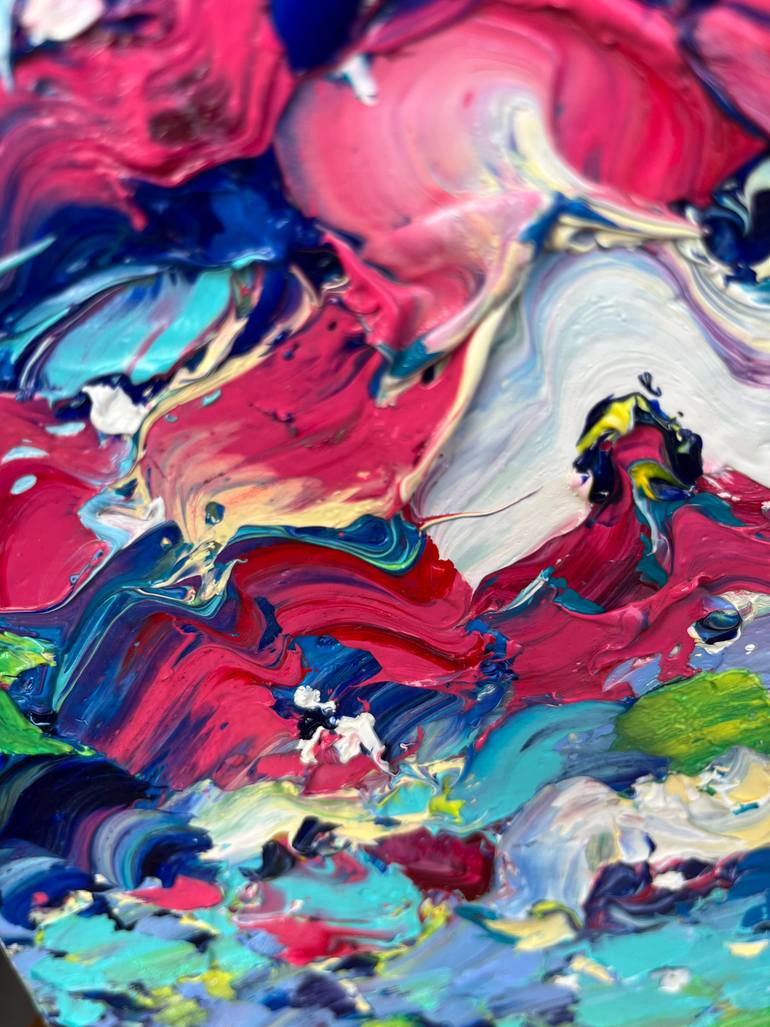 Original Abstract Floral Painting by Svitlana Andriichenko