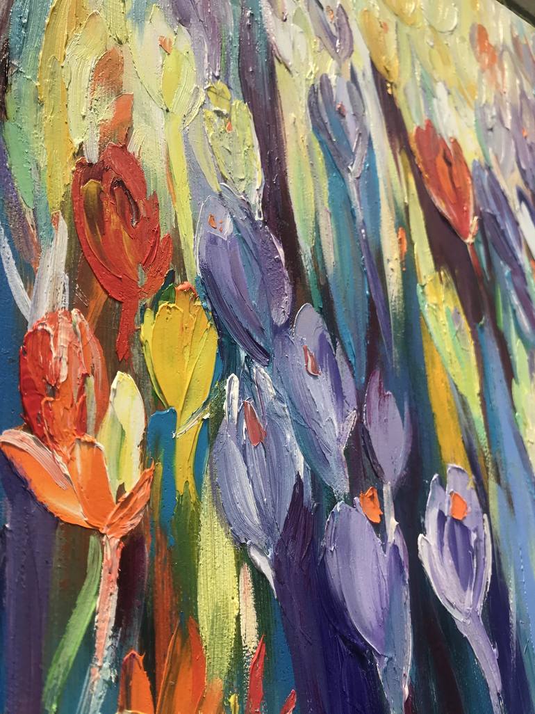 Original Floral Painting by Svitlana Andriichenko