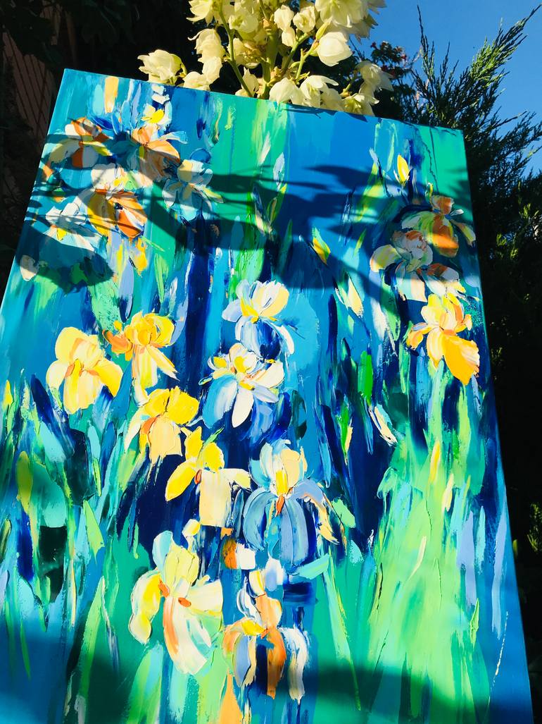 Original Abstract Expressionism Abstract Painting by Svitlana Andriichenko