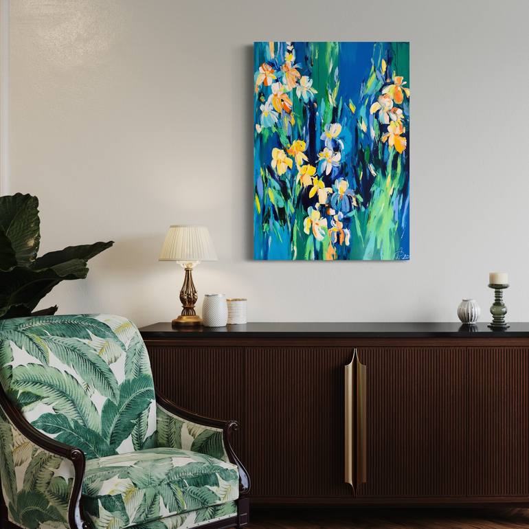 Original Abstract Expressionism Abstract Painting by Svitlana Andriichenko