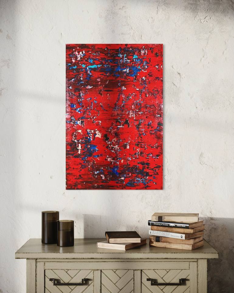 Original Abstract Expressionism Abstract Painting by Svitlana Andriichenko