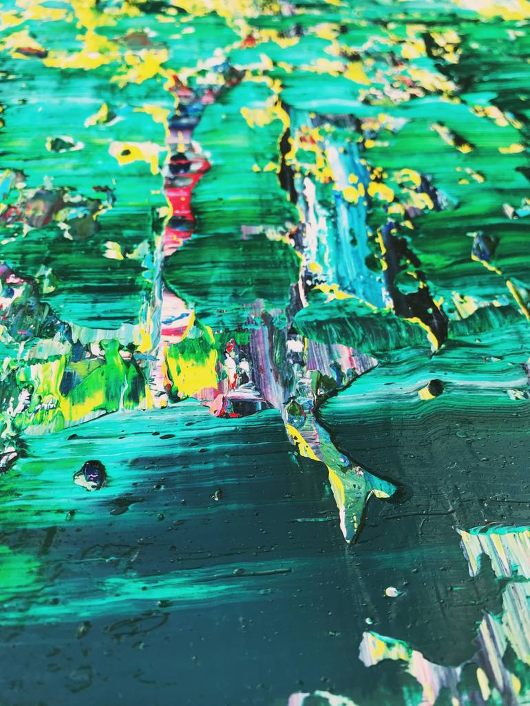 Original Abstract Expressionism Abstract Painting by Svitlana Andriichenko