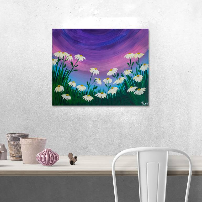 Original Expressionism Floral Painting by Tanya Lisser