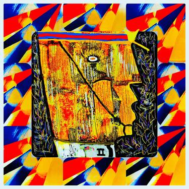 Print of Cubism Abstract Mixed Media by Mario Rivas