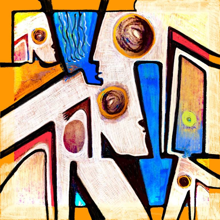 Print of Abstract Expressionism Abstract Mixed Media by Mario Rivas