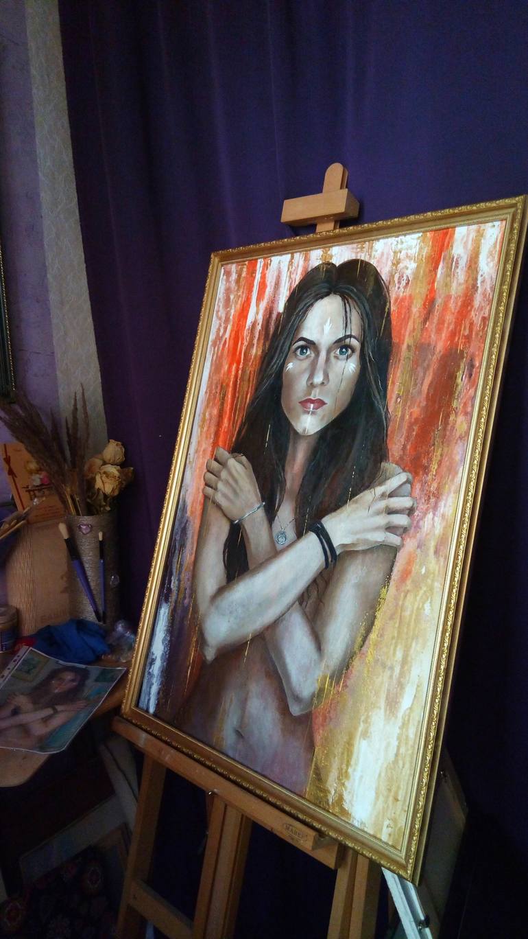 Original Conceptual Women Painting by Nadya Ya