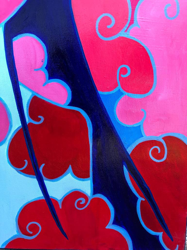 Original Abstract People Painting by Magdalena Bukowska