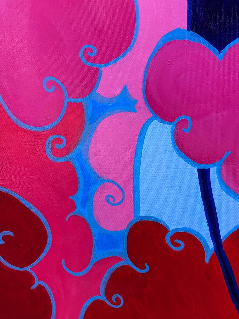 Original Abstract People Painting by Magdalena Bukowska