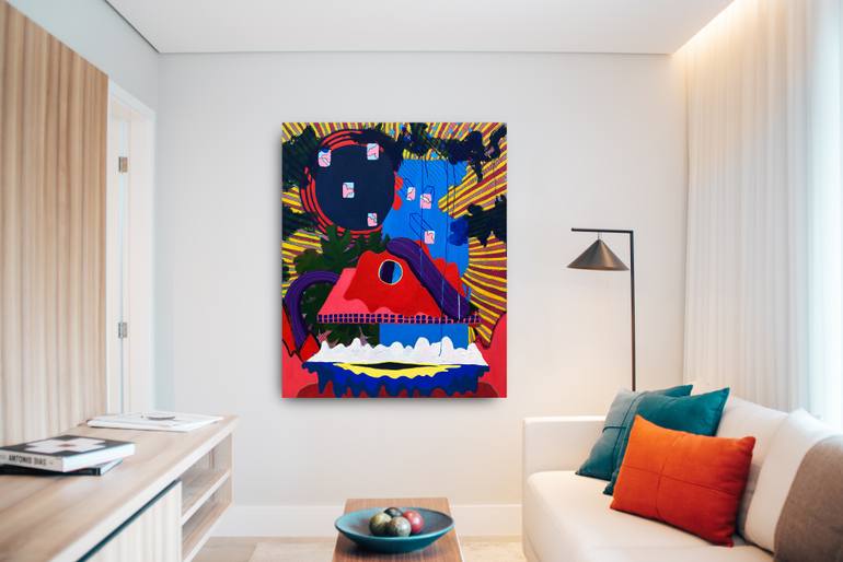 Original Abstract Still Life Painting by Magdalena Bukowska