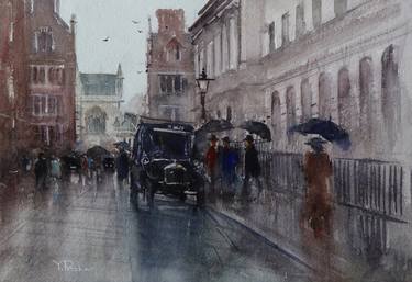 Print of Fine Art Cities Paintings by Yana Proka