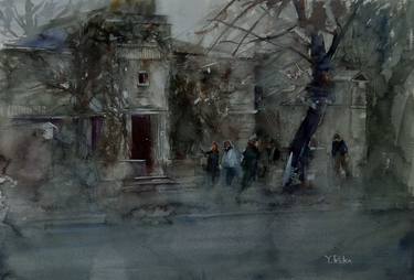 Print of Fine Art Architecture Paintings by Yana Proka