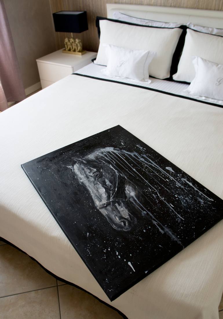 Original Expressionism Animal Painting by Iuliia Mudregel
