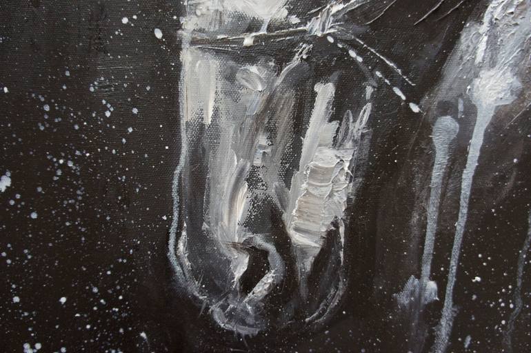 Original Expressionism Animal Painting by Iuliia Mudregel